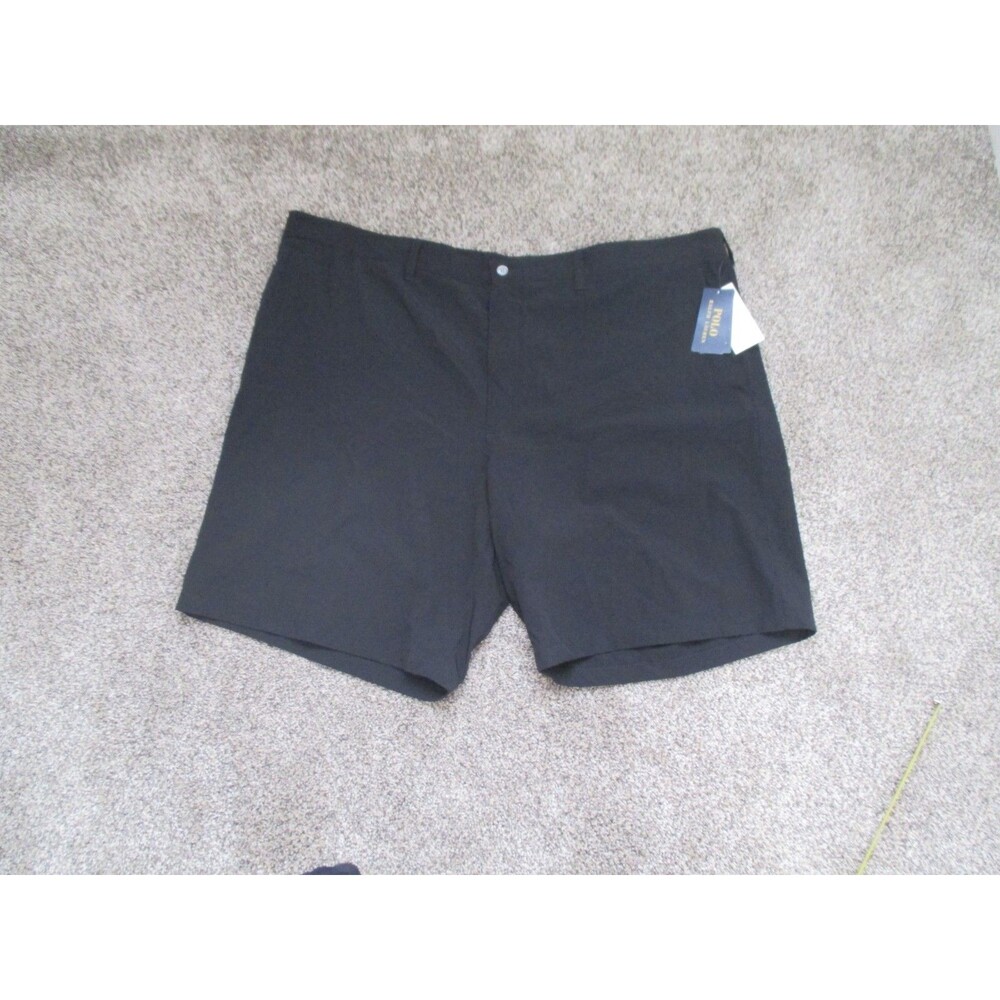 NWT Polo Ralph Lauren M Classics 4 Black Shorts 46B Chino Stretch